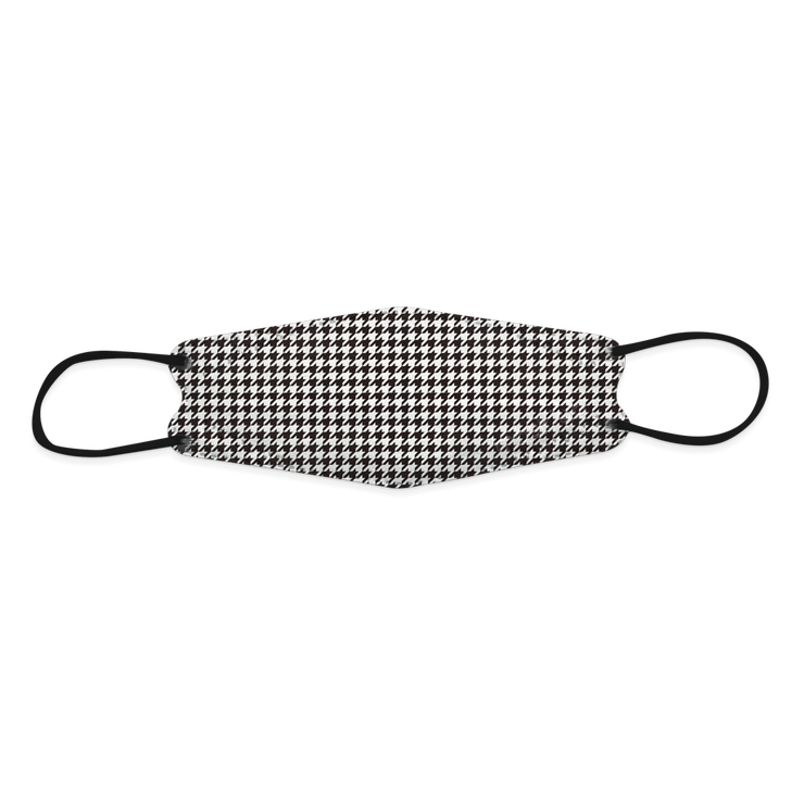 Monochrome Houndstooth Adult Korean-style Respirator 2.0 (5-pack)