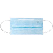 BLUE 3-PLY SURGICAL FACE MASK (50-PACK)
