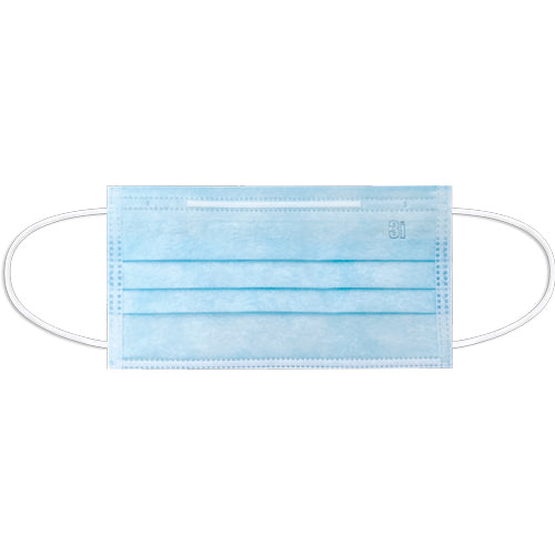 BLUE 3-PLY SURGICAL FACE MASK (50-PACK)